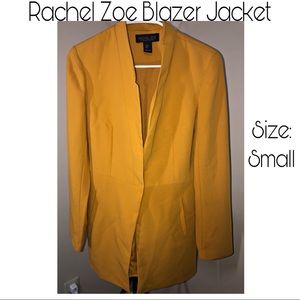 Rachel Zoe Blazer Jacket Mustard Yellow size small